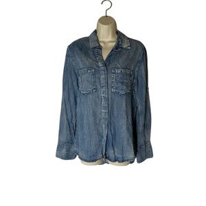 Levi's Blue Striped Women's Top
